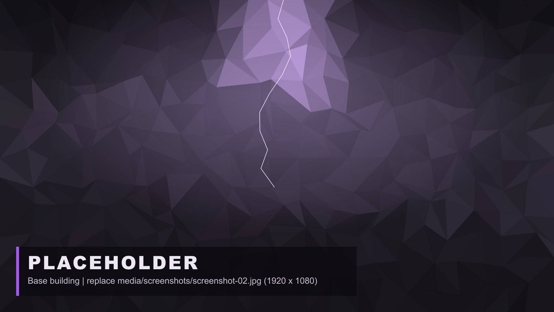 Placeholder screenshot. A fortified player base.