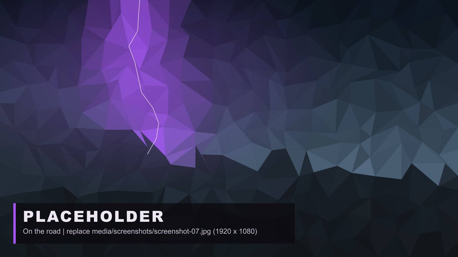 Placeholder screenshot. Driving across the Divide.